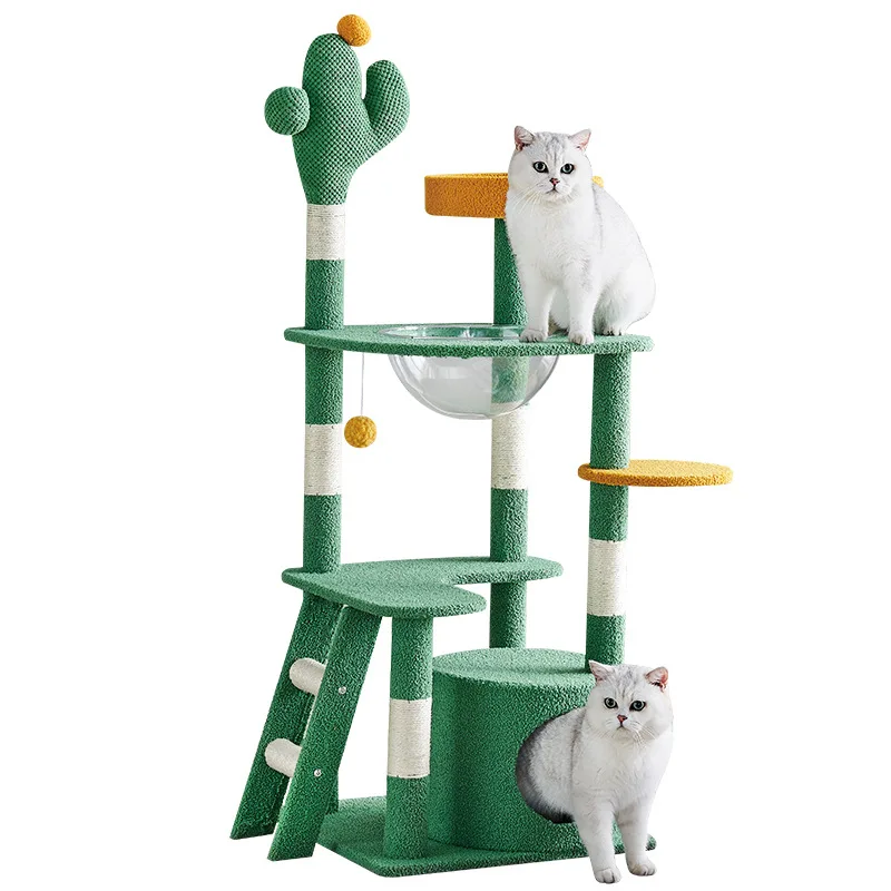 

Cactus cat climbing frame sword hemp rope cat nest small does not occupy an area of jumping platform shelf supplies