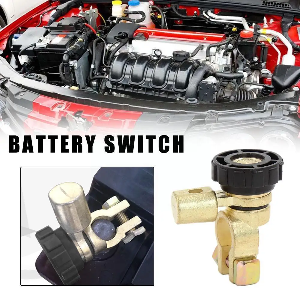 Car Battery Disconnect Switch Car Battery Power Terminal Switch Isolator Dropship Accessories Switch Cut Link Off Vehicle M8K0