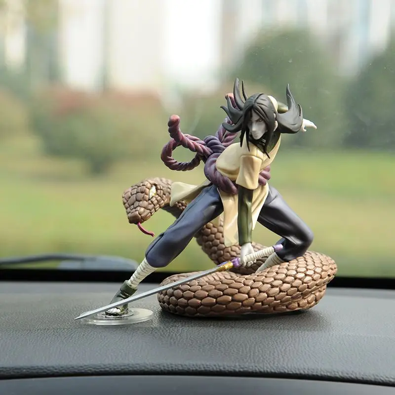 New Naruto Uchiha Sasuke Hatake Kakashi hand-made model high-value animation doll doll shape car center console ornaments gift