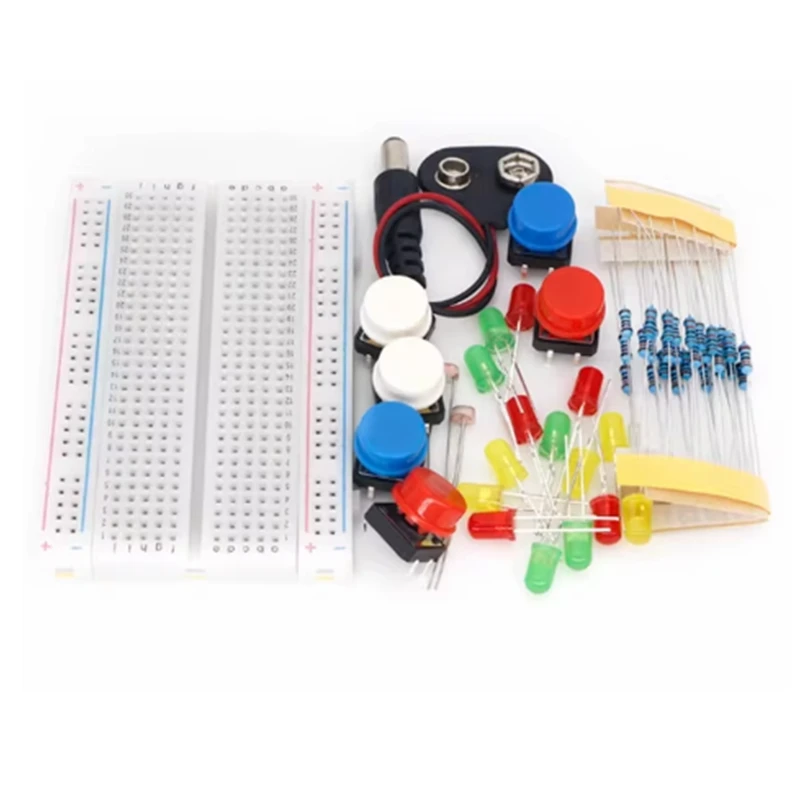 مجموعة المبتدئين لـ UNO R3 اللوح الصغير LED زر سلك توصيل معزز لـ Arduino Diy Kit معمل التعليم المدرسي