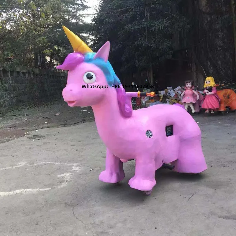 

2024 Joy2fun Factory Outlet Sale Ride on unicorn Animal Dinosaur Toy