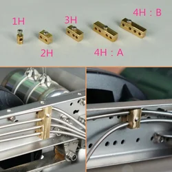 Scaleclub Model Tractor Mud Head Off-Road Climbing Lock Difference Line Wire Clip Management For Tamiya Scania 770S MAN Benz