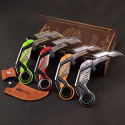 17cm RGX 11z Pro Karambit Game Peripheral Valorant Metal Weapon safely Sword Melee Weapon Model Ornaments Gifts Toy Collections