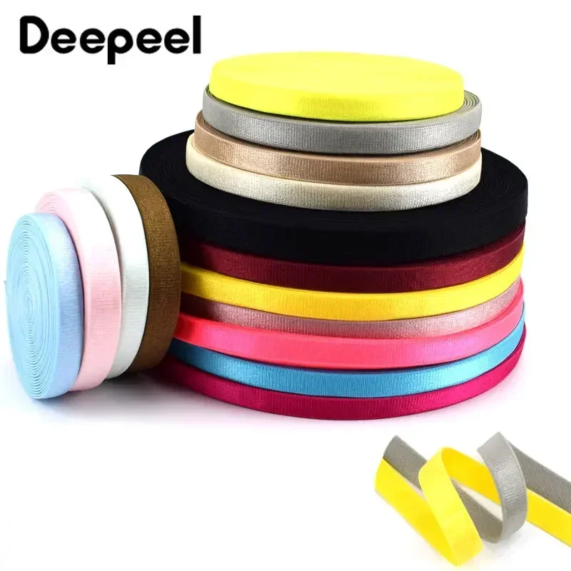 

5/10Meters Nylon Elastic Bands 10mm Rubber Band Underwear Garment Belt Pants Bra Shoulder Strap Haberdashery Sewing Accessory