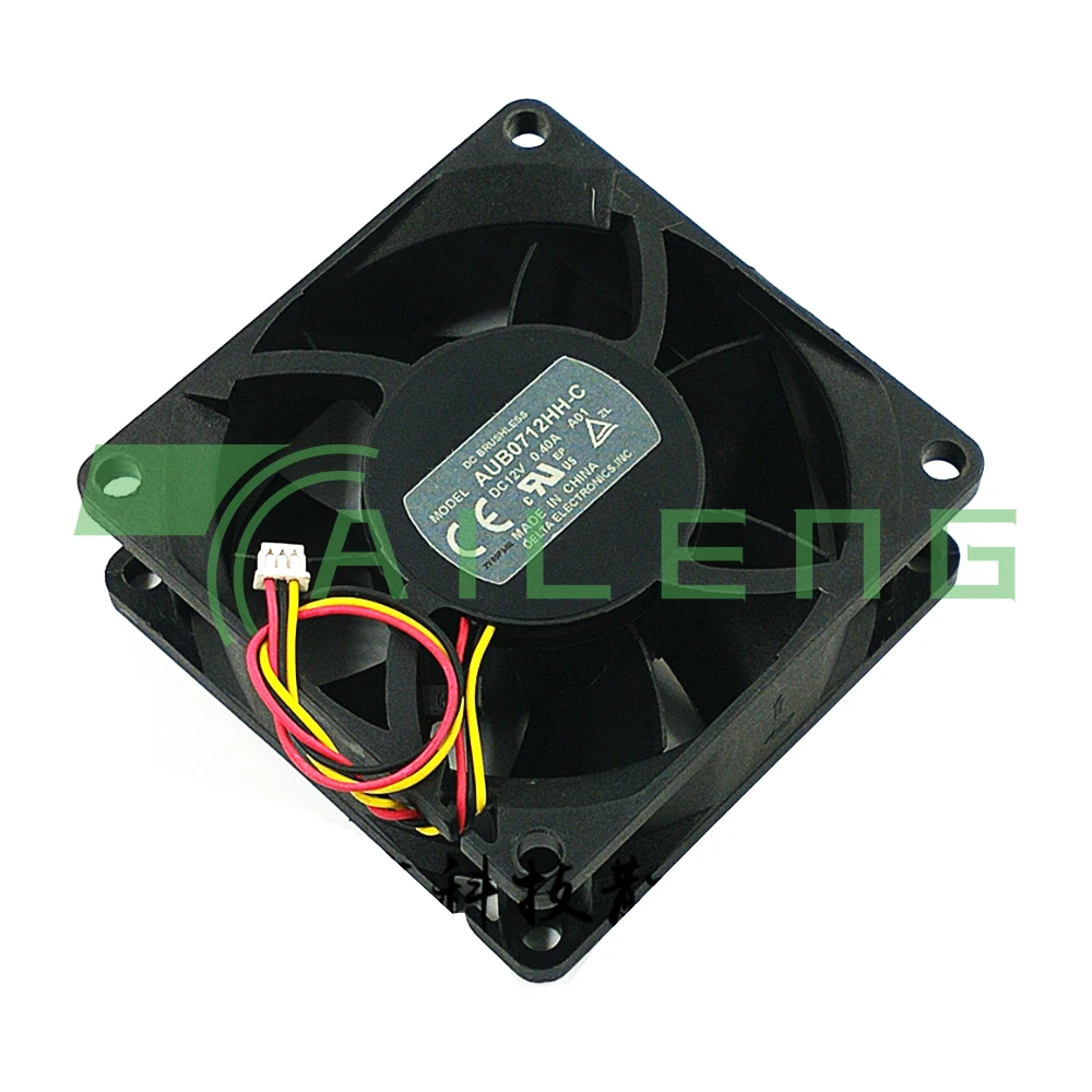 AUB0712H-C Y26 XER 0.29A DC12V 70x70x25MM 3라인 프로젝터 냉각팬
