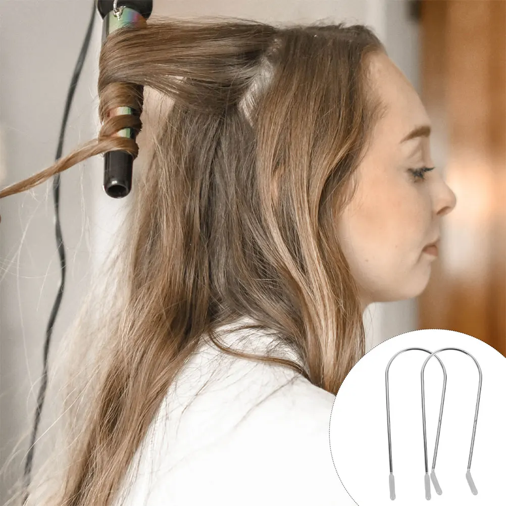 

20 Pcs Clips for Hair Electric Curling Pins Small Hot Roller Rollers Fixture White