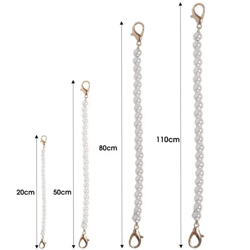 Portable Phone Lanyard Crossbody Chain Strap Pearl Wrist Strap Anti-lost Sling for Iphone 15 14 ProMax Samsung Xiaomi Wriststrap