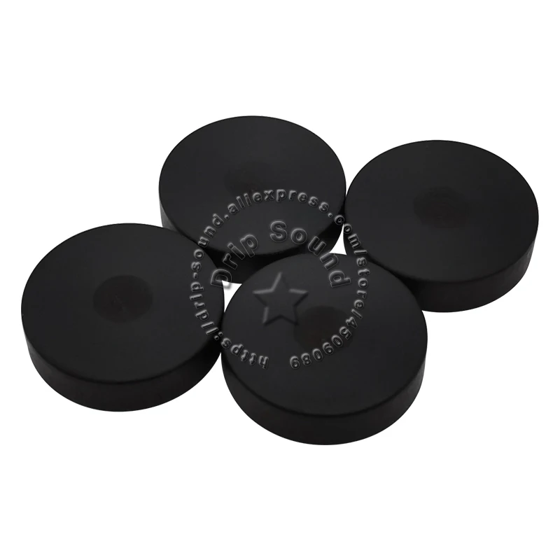 4pcs 23mm/0.9" 33mm/1.3" Ebony Speakers Shock-absorbing Spike Pad HiFi Bookshelf Audio Isolation Stand Feet Nail #1