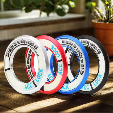 Luminous Car Ignition Switch Key Hole Ring Sticker Cover for Chevrolet Cruze Aveo Lacetti Niva Spark Orlando Epica Sail Sonic