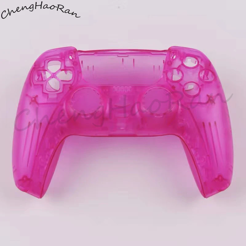 1 قطعة ل PS5 غمبد شل استبدال الغطاء العلوي والسفلي اللون شفافة PS5 غمبد زر إصلاح أجزاء