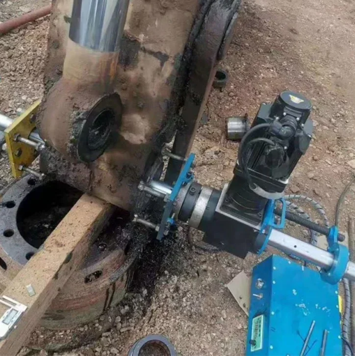 

380v/220v Portable Hydraulic Electric Line Boring Machine Bore Welder For Repairing Excavator