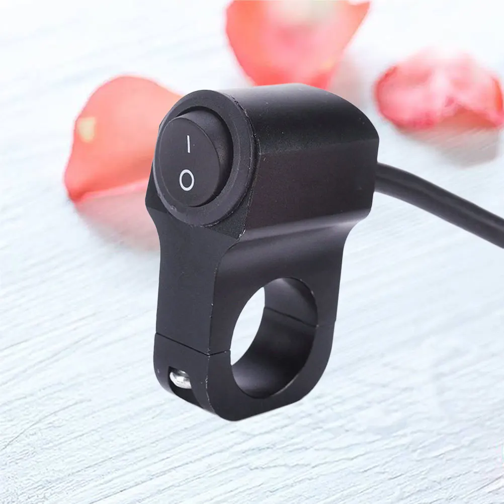 

Motorcycle Handlebar Switch Black 23mm Clutch Lever Mount Headlight Fog Light on Off Start Ignition Control for Motorbike