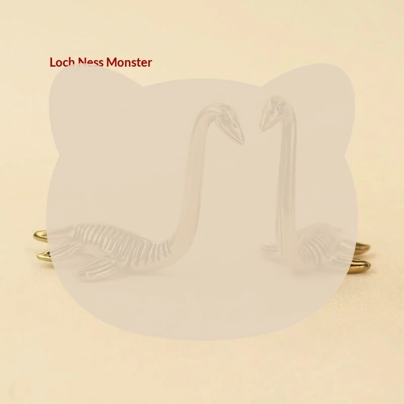 Brass Retro Mini Loch Ness Monster Statue Vintage Metal Figurine for Office Desktop Decor Home Shelf Ornament Unique Housewarmi