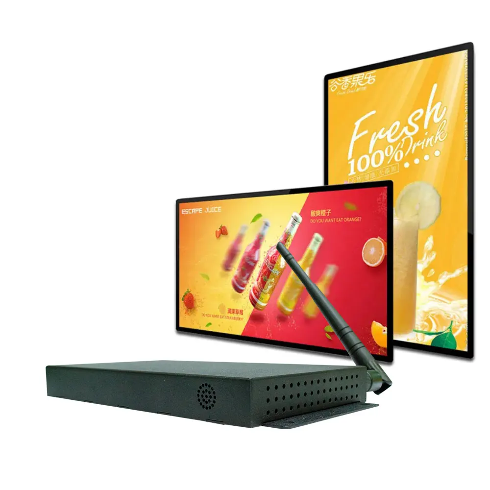 

Wholesale Customization Mini Network Android Advertising Digital Signage Media Player Box RK3288