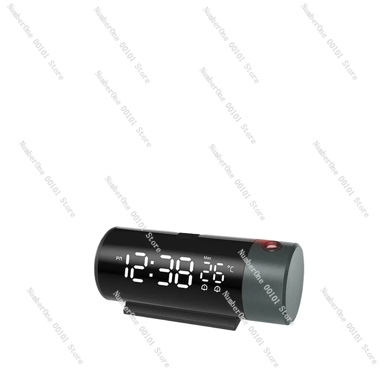 Projection Clock Hot Sale Alarm USB Charging Electronic Dual Alarm Clock Time Temperature Projection