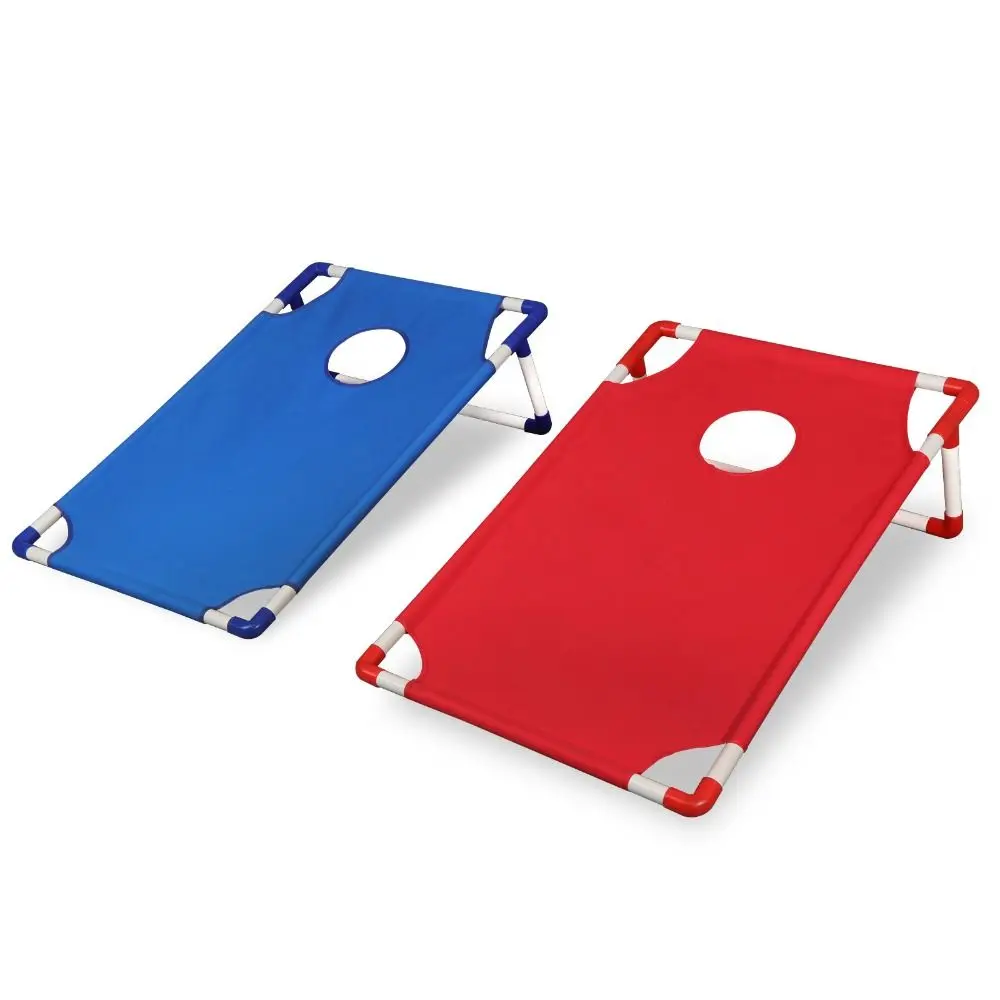 Set di cornhole da lancio portatile Raccolta di famiglia Tossing Bean Bag Gioco Rosso Blu Formazione Cornhole Gioco da tavolo Giocattoli sportivi