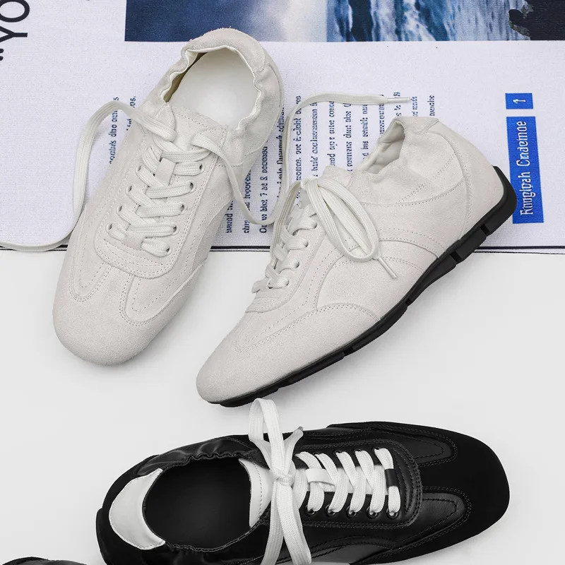 Men's Shoes High Quality Leather Casual Shoes 4.5CM Inner Height Increase Shoes Tennis Training Shoe Luxury Mens Casual Sneakers