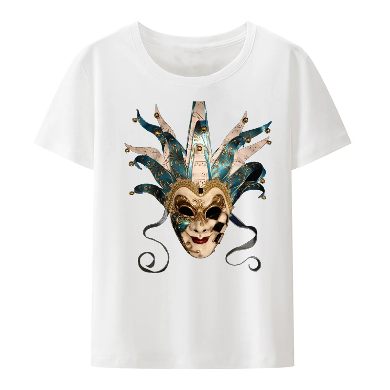 2025 new model Dj Boris Brejcha Classic Mask T-SHIRT Minimal TechnoUnisex Men Modal Comfortable O-neck Short-sleev