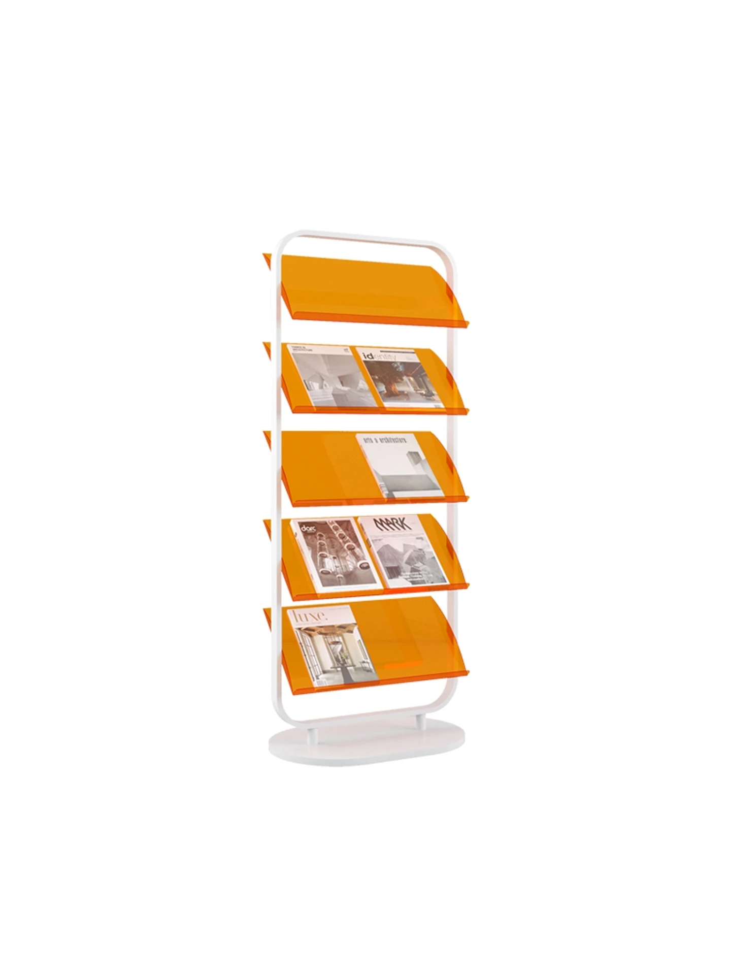 

Magazine rack Promotional materials Display Book and newspaper rack Floor-to-ceiling vertical multi-storey apartment atlas shelf