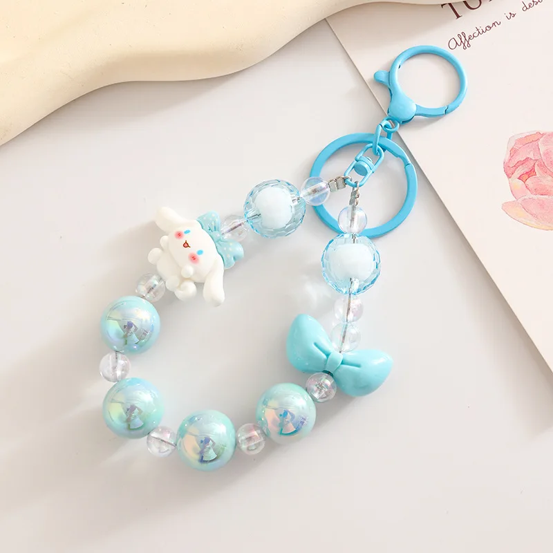 สายคล้องโทรศัพท์มือถือลายการ์ตูนซานริโอ้, พวงกุญแจเฮลโลคิตตี้สุดสร้างสรรค์, จี้กระเป๋าสำหรับสาวๆ, เครื่องประดับแฟชั่นน้องหมาคาวาอี้, ของขวัญ