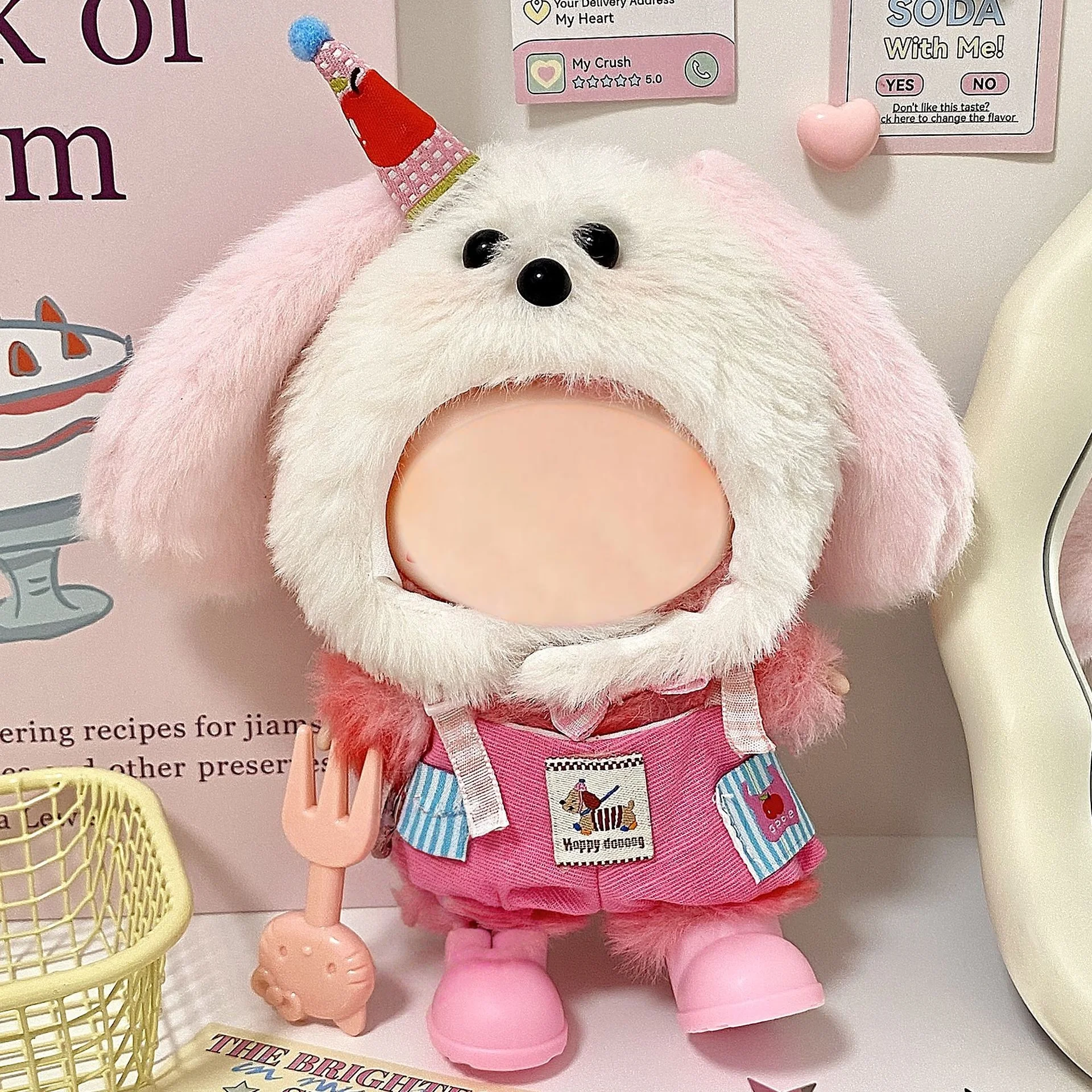 Puppenkleidung, Puppenkleidung der Welpen- und Froschserie, 17-cm-Puppenanhängerzubehör mit Blindbox