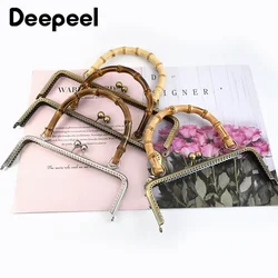 1/2/5Pcs Deepeel 20/25cm Metal Purse Frame Handle Bags Kiss Clasp Sew Kit DIY Bag Framework Handbag Sewing Brackets Accessories