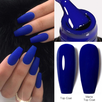 UR SUGAR 7.5ml Matte Blue Purple Dark Color Gel Nail Polish Hybrid For Base Gel Top Coat Soak Off UV LED Nail Art Manicure