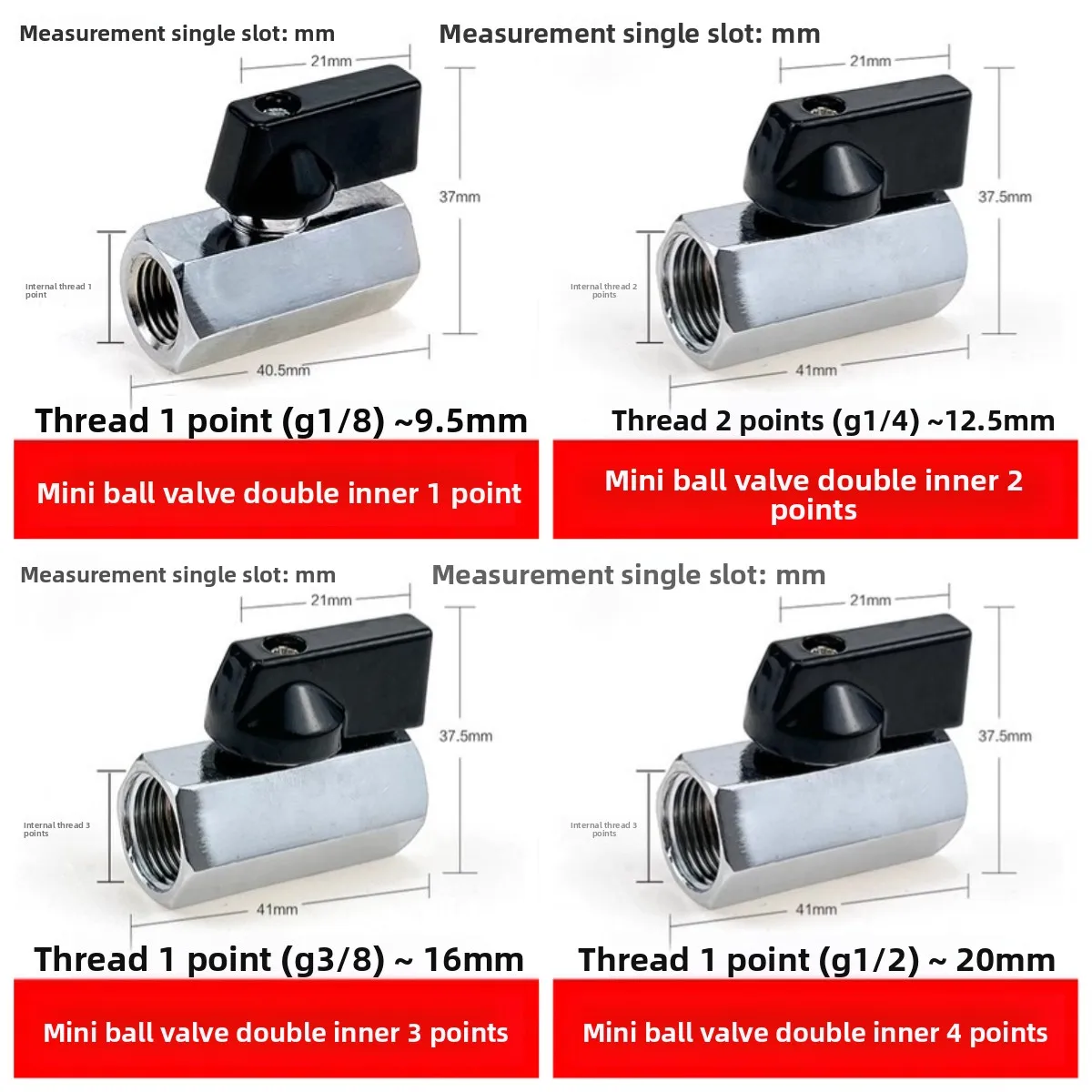 Mini Ball Valve 1/4…