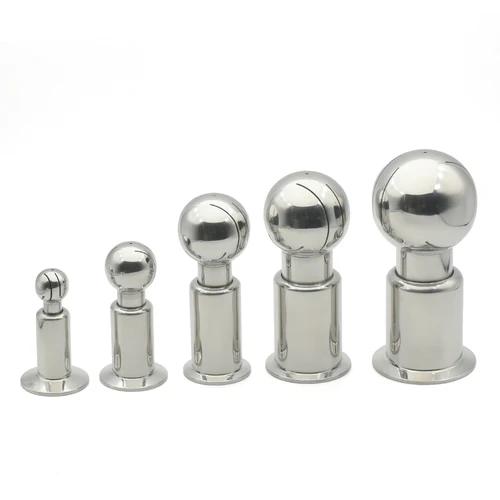 Imagen 2 del producto Bola de limpieza en aerosol rotativa de acero inoxidable 304 316L, tres clips, 1 ""1, 5"", 2 "", 2,5"", adecuada para CIP Can, cerveza hecha a sí misma