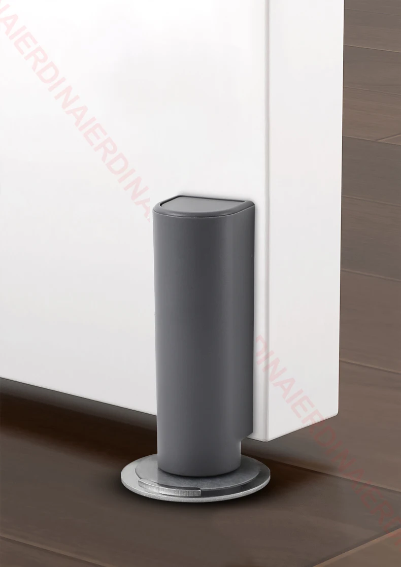 Naierdi magnetischer Tür stopper Edelstahl Hochleistungs-Tür stopper schwarzer nagel freier Tür saugt ür halter Türbeschläge – Detail 16