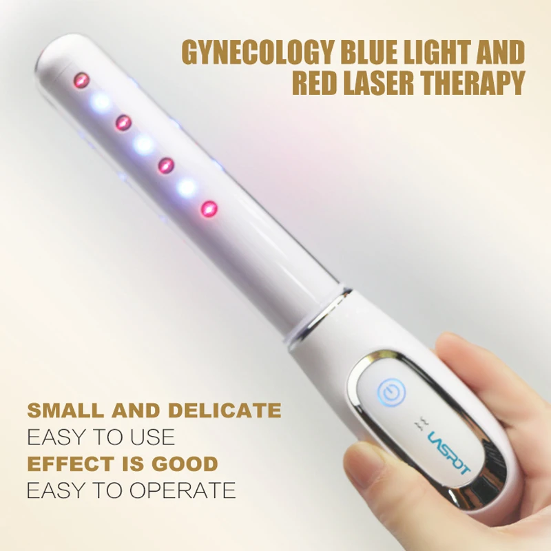 Gifts Blue Red Light Gynecological Therapy For Pelvic Infection Vagi-nal Tightening Laser For Vaginitis Cervicitis