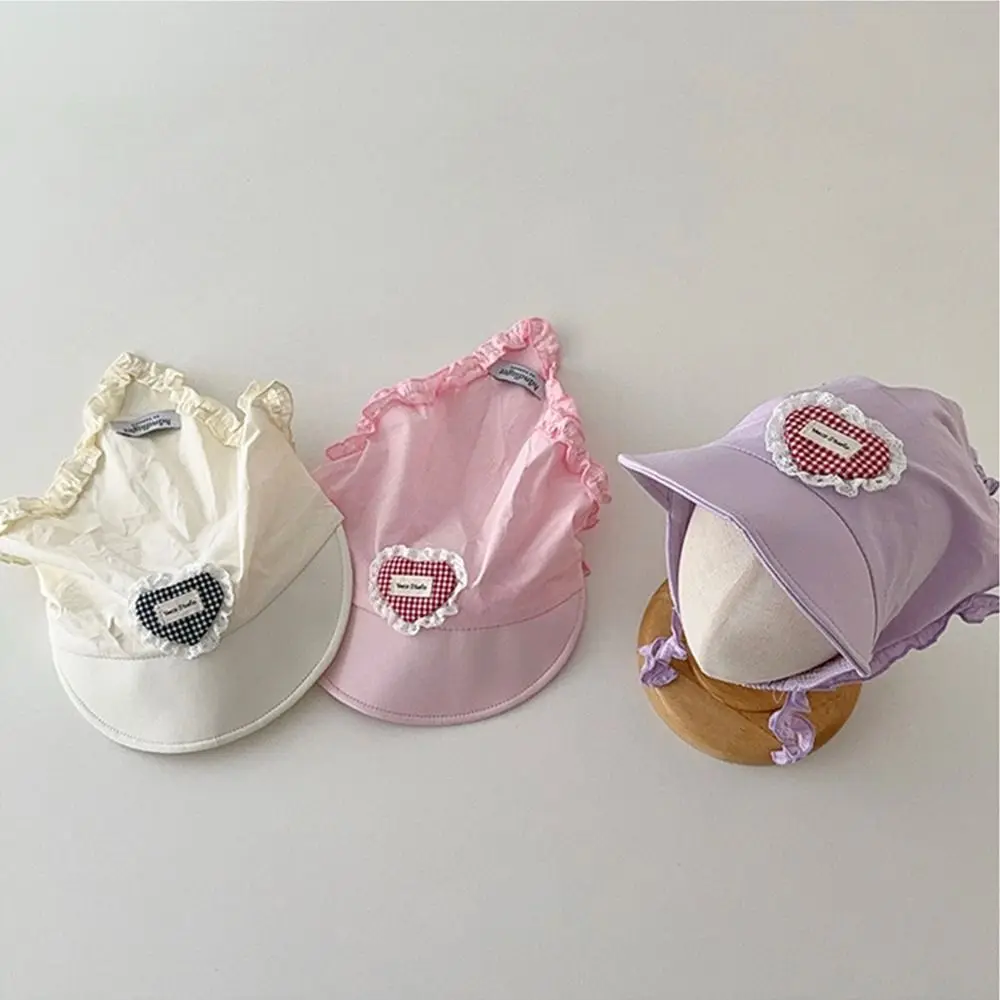 

Новая детская клетчатая кружевная шляпа, треугольная весенне-летняя шапка с шарфом для волос, быстросохнущая милая солнцезащитная шляпа для девочек