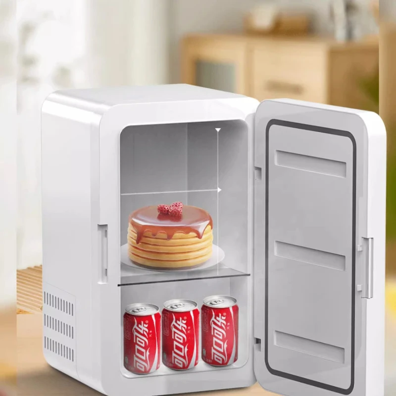 ‌ 25L ประตูเดียวประหยัดพลังงาน MINI ตู้แช่แข็ง LCD Control Dual-Layer Chilling Eco เงียบตู้เย็นแบบพกพาสําหรับหอพัก/รถ