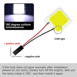 Festoon LED COB lâmpadas de sinal, carro Interior Reading Lights, Dome Light, matrícula lâmpada, T10, BA9S, C5W, 168, 31 milímetros, 36 milímetros, 39 milímetros, 41 milímetros, 12V, 24V 10 principais vendas lâmpada t10 24v - №10