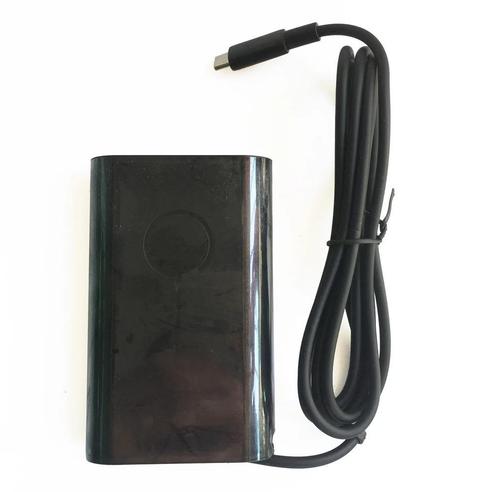Genuine 65W USB Tipo C Carregador Portátil, Adaptador AC, 20V, Fonte de Alimentação para Dell Latitude 5400, 3100, 7400, 3500, 3400, 3300, 5300, 5500, 7200