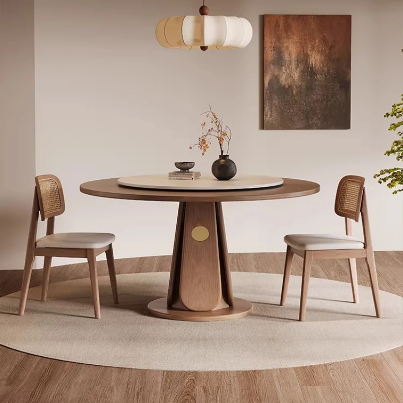 

Средневековый винтажный обеденный стол, удобный поворотный стол, семейная эстетика, обеденный стол, современная мебель для дома, Nesa De Jantar XY40CZ