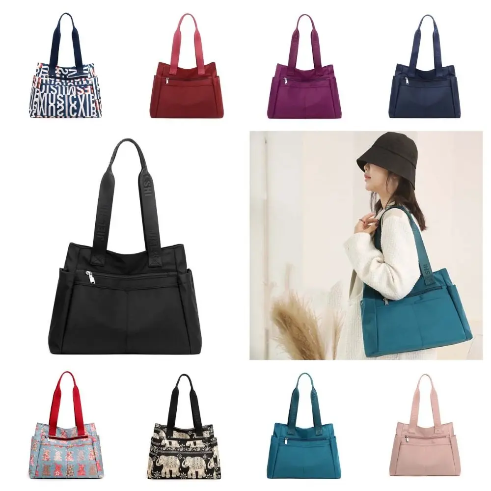 Sturdy Nylon Tote Bag Multi-functional Multi Layered Anti-Splash Water Bag Rabbit Foldable Large Capacity Handbag Work