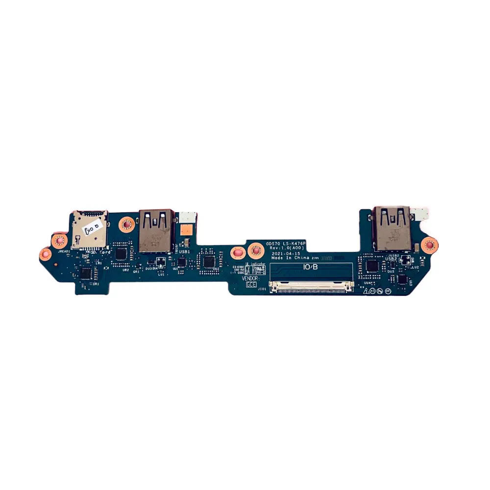 USB Port Micro SD Card Reader IO Board Replacement for Dell Alienware X17 R1, X17 R2 055WDY CTWY7 LS-K476P