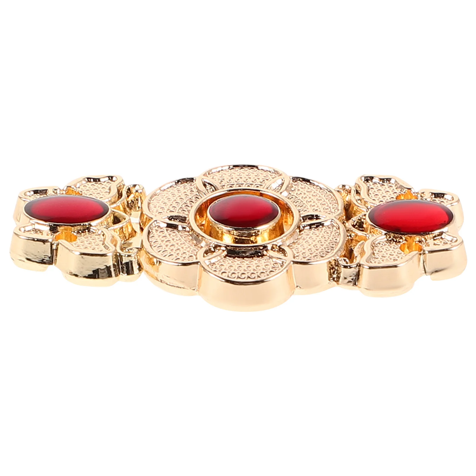 

10 Pcs Metal Cheongsam Buckle Fashion Fastener Costume Decorative Buttons Both Sides Tops