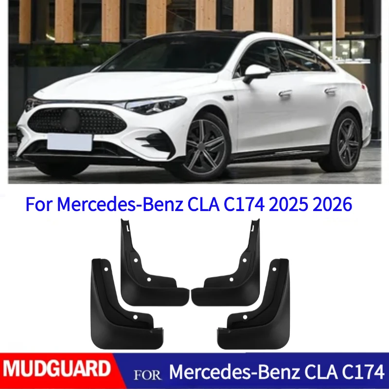 

Для Mercedes Benz CLA C174 2025 2026 брызговик брызговик крыло брызговики аксессуары передняя задняя 4 шт.