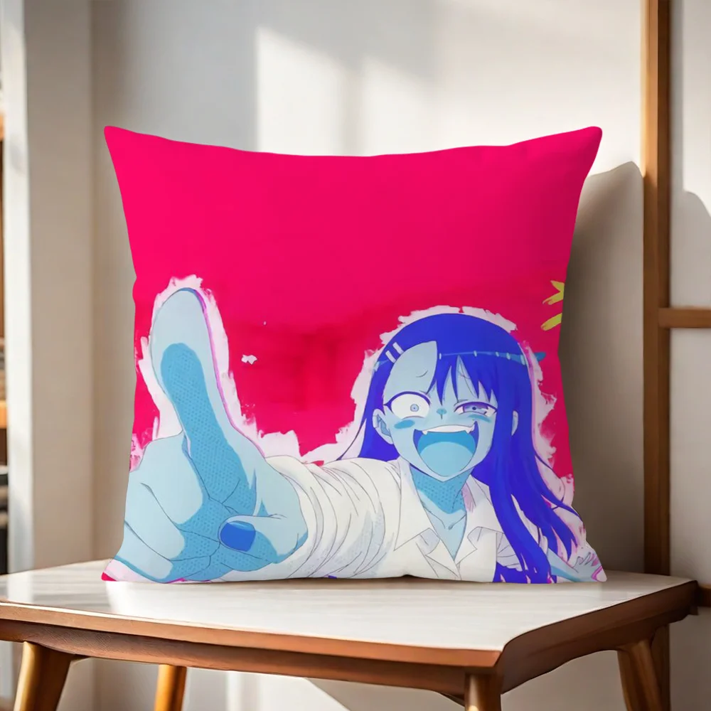 Ijiranaide Nagatoro San pillow cover Sofa living Printing Decoration Room Home Office Coffee Shop Car Nordic Simplicity Cover