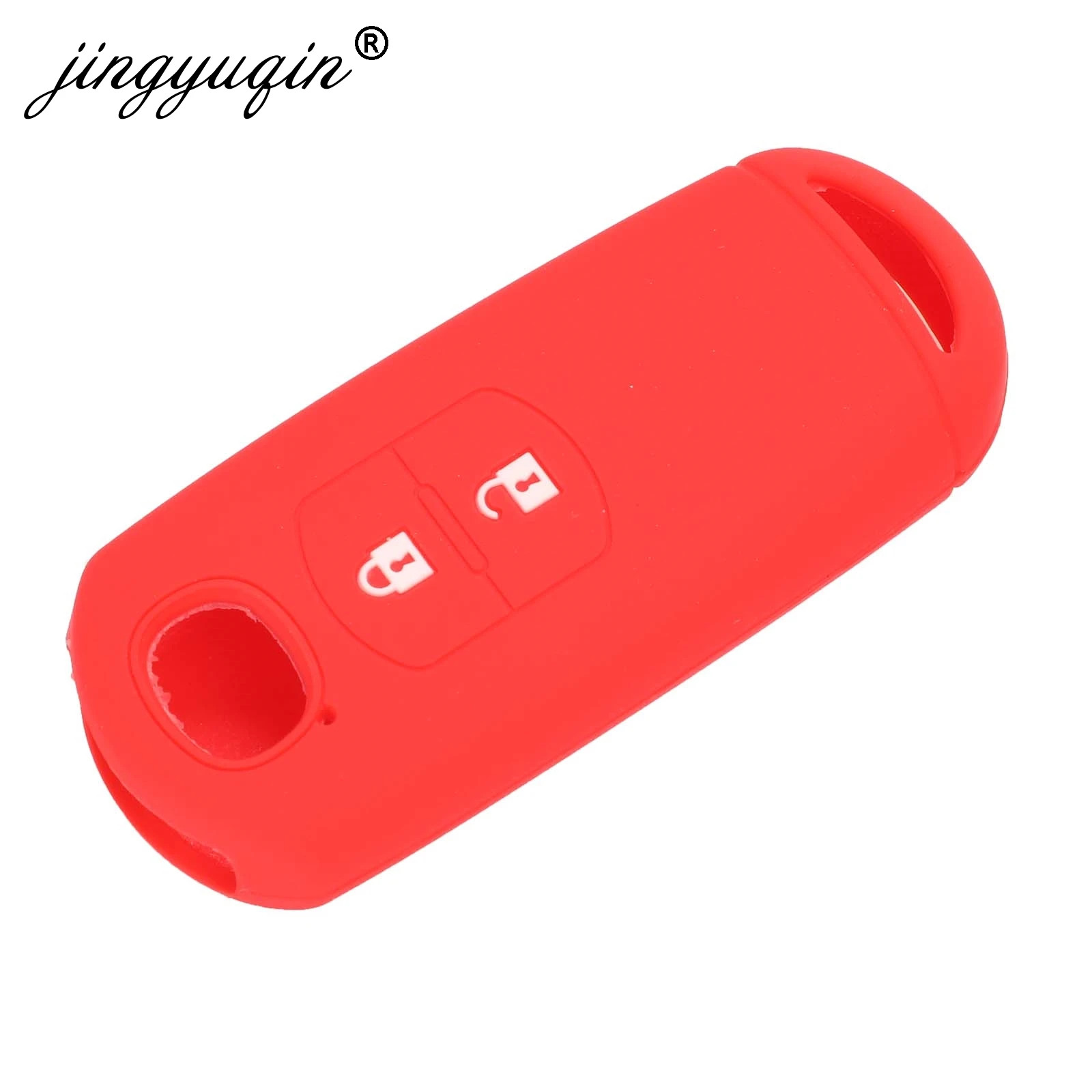 jingyuqin Silicone Car Key Cover Remote For MAZDA 2 3 5 6 CX-3 CX-5 CX-7 CX-9 Speed Miata MX5 Fob Case Protector 2 3 4 Button