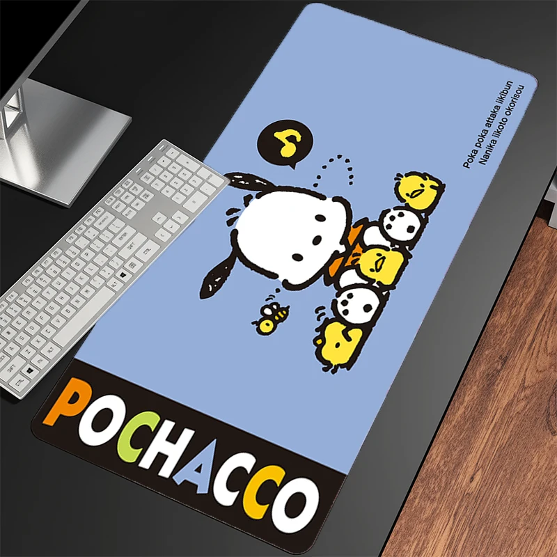 Коврик для мыши Pochacco N on-Slip, компьютерный коврик Speed Type Varpet Mat для киберспорта, ноутбука, коврик для клавиатуры, коврик для мыши, офисный коврик для ПК, настольный коврик