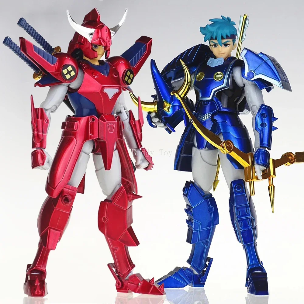 

Koo Model Yoroiden Samurai Troopers Ronin Warriors Ryo Sanada Hashiba Touma Double Armors with Object Action Figure In Stock