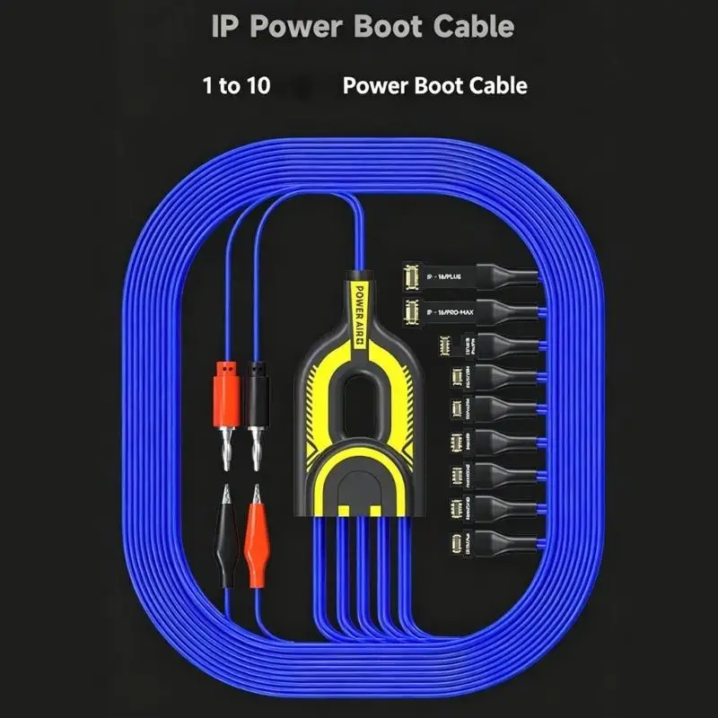 Power Boot Cable with Several Head Ends for Device Board Checks and ABS Main Body for Repair Station Tasks and Daily Use D2RC