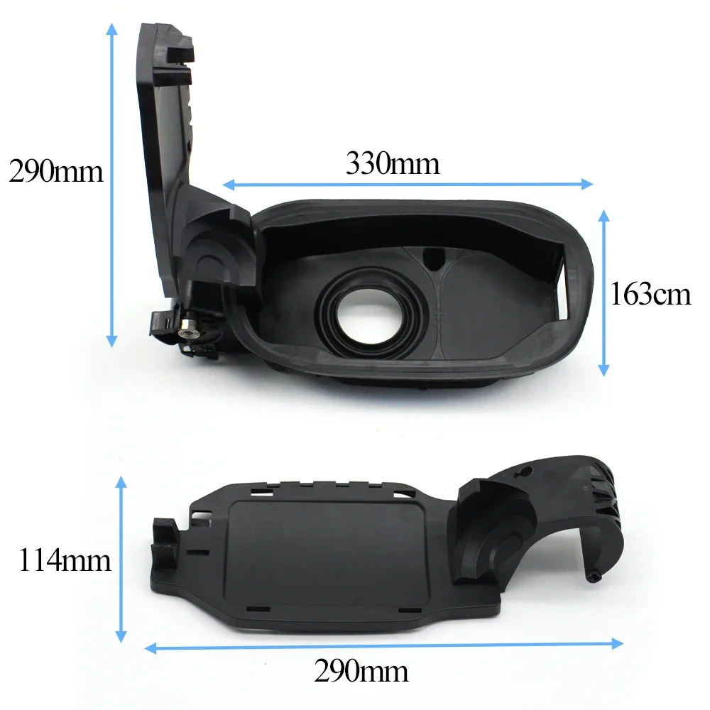 For Mercedes Benz E Class 2016-2023 E200 E300 E320 E260 2136301103 W213 Exterior Fuel Tank Filler Recess Cover and Assembly