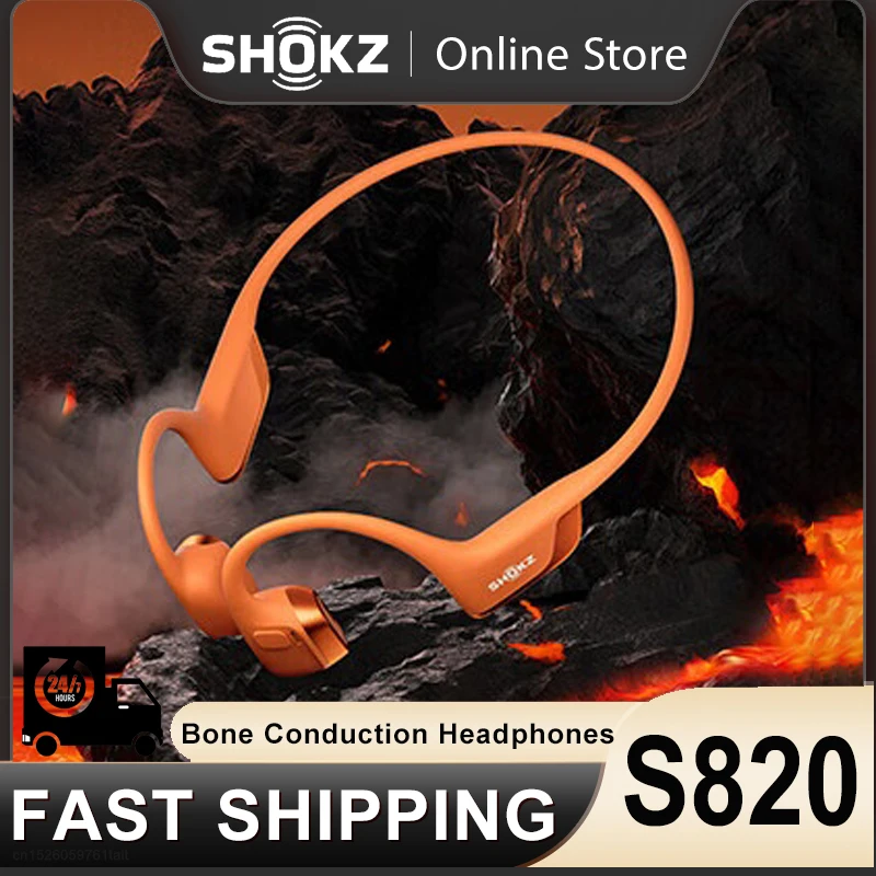 SHOKZ OpenRun Pro 2 S820 Bone Conduction Headphones Wireless Bluetooth 5.3 Earphones IP55 Waterproof Open Sports Music Earbuds