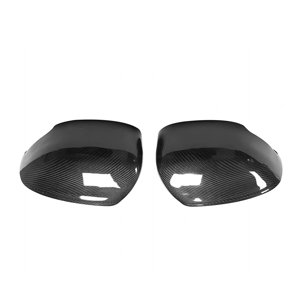 Replacement Rearview Side Mirror Covers Cap For Volvo XC60 V90 OEM Style Carbon Fiber Casing Shell