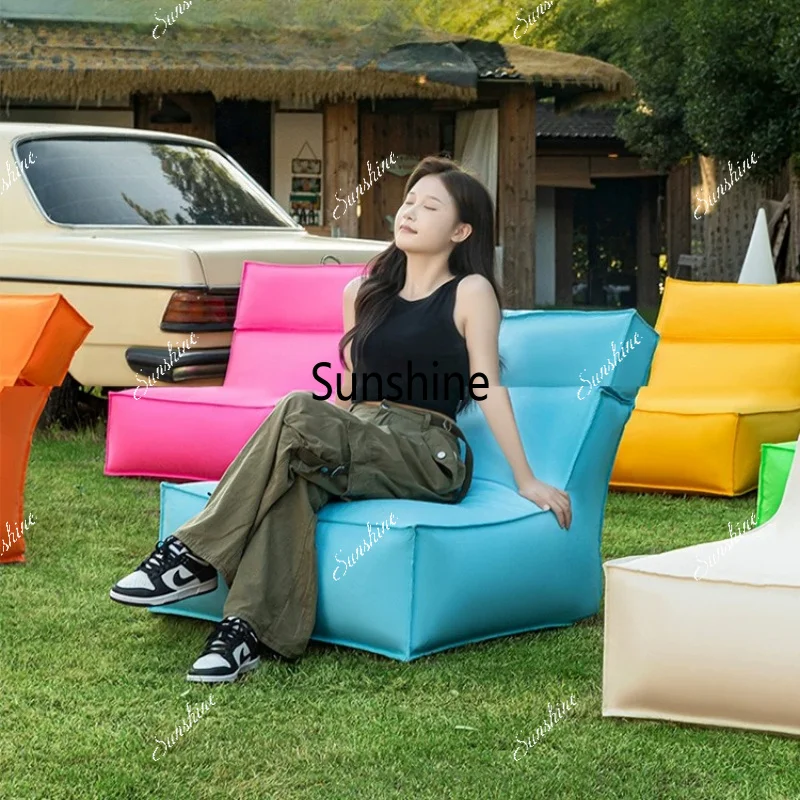 Lazy sofa bean bag sleepable or reclining leisure chair, outdoor courtyard sofa chair