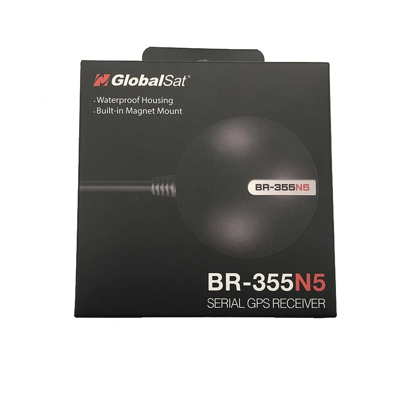 10Pcs HOT!!! BR-355N5 BR355N5 Cable GPS Receiver with PS2 interface G Mouse Magnetic RS232 GNSS Replace BR355S4 BR-355S4